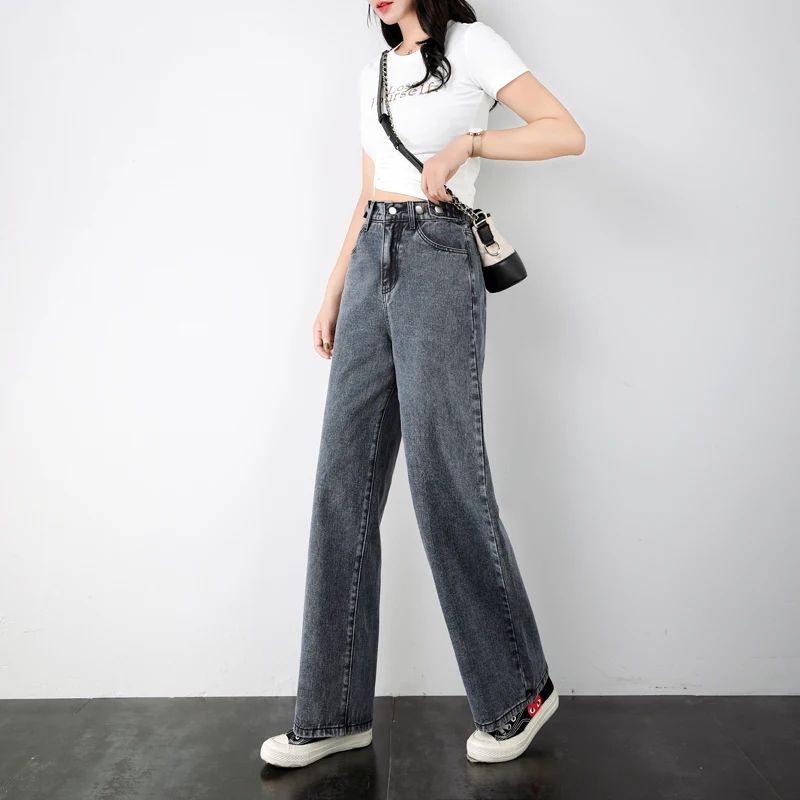 FAKUNTN New Women Elastic High waist Flare jeans wide leg pants fashion Simple Female casual Denim mom jeans trousers Large
FAKUNTN New Women Elastic High waist Flare jeans wide leg pants fashion Simple Female casual Denim mom jeans trousers Large