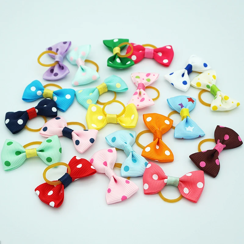 (20 pieces/lot) Cute Pet Grooming Clips Hand-made Ribbon Dog Cat Hair Bows Dots Pattern Printed Pet Hair Accessories 20 Colors
(20 pieces/lot) Cute Pet Grooming Clips Hand-made Ribbon Dog Cat Hair Bows Dots Pattern Printed Pet Hair Accessories 20 Colors