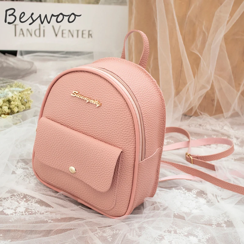 Fashion Solid Mini Backpack for Girls PU Leather Letter Simple Women's Backpack Hot Sale Casual Small Travel bag School Backpack
Fashion Solid Mini Backpack for Girls PU Leather Letter Simple Women's Backpack Hot Sale Casual Small Travel bag School Backpack