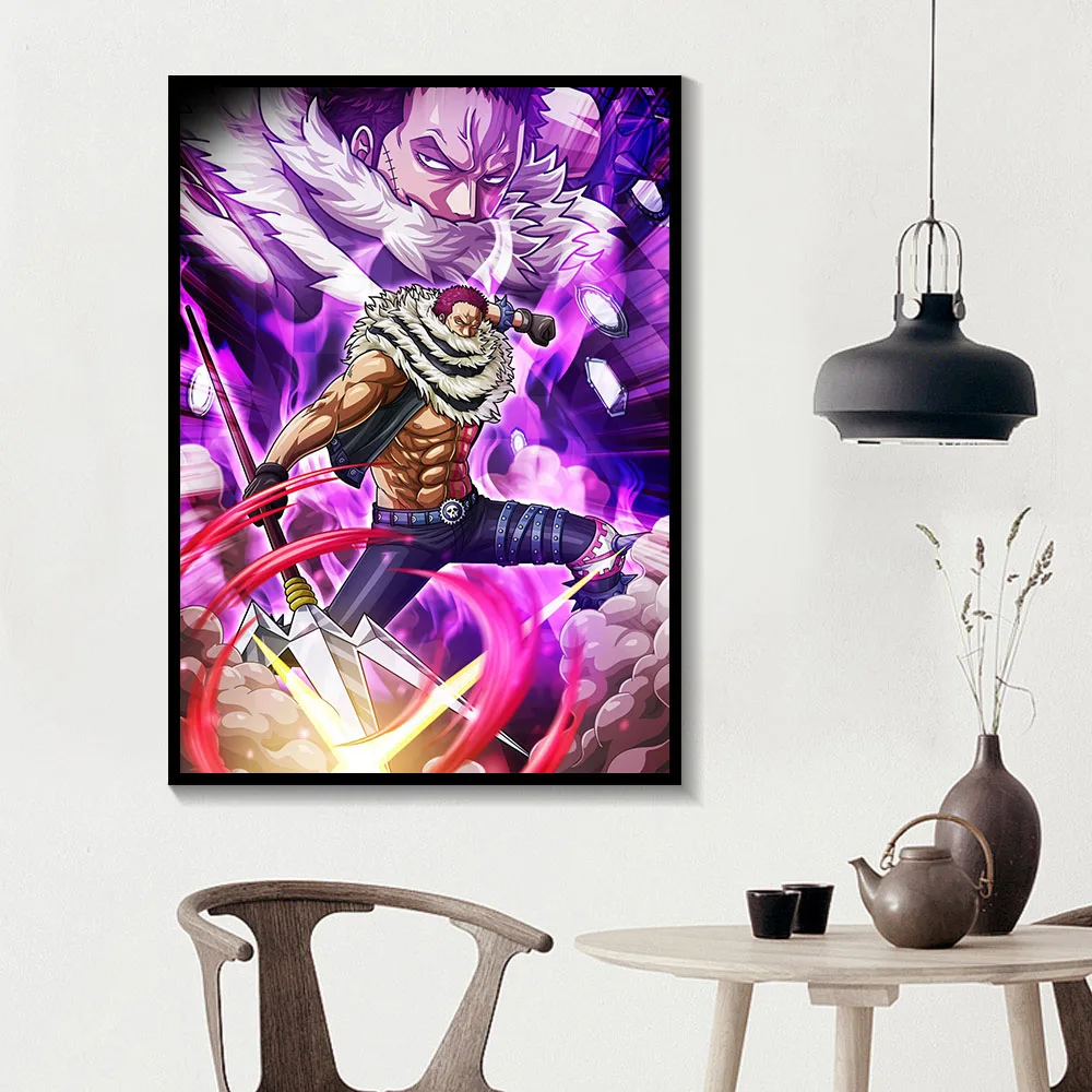 Wall Artwork Canvas Painting Picture Print 1 Panel Anime One Piece Charlotte Katakuri Home Decor Poster For Living Room Modular | Дом и сад