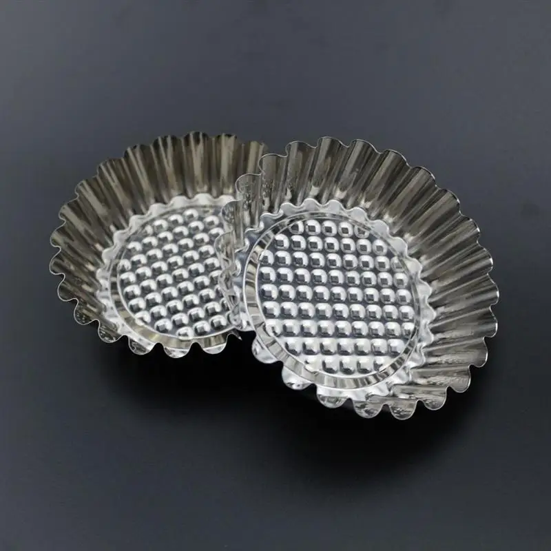 20PCS Stainless Steel Egg Tart Mold Round Shape Fluted Design Cupcake Baking Molds Reusable Metal Muffin Baking Cups
20PCS Stainless Steel Egg Tart Mold Round Shape Fluted Design Cupcake Baking Molds Reusable Metal Muffin Baking Cups