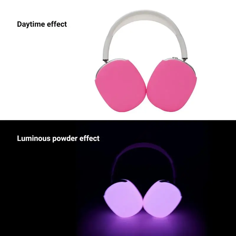 1 Pair Headphone Luminous Silicone Case Soft Long Lasting Earpads Protective Case for AirPods Max Headset
1 Pair Headphone Luminous Silicone Case Soft Long Lasting Earpads Protective Case for AirPods Max Headset