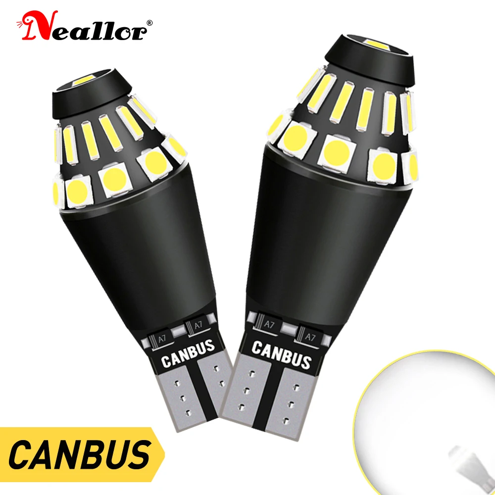 

2pcs 2000LM T16 T15 W16W LED Canbus Bulb High Power 921 912 Reverse Lights Super Bright Car Exterior Lamp 6500K White 12V DC 920