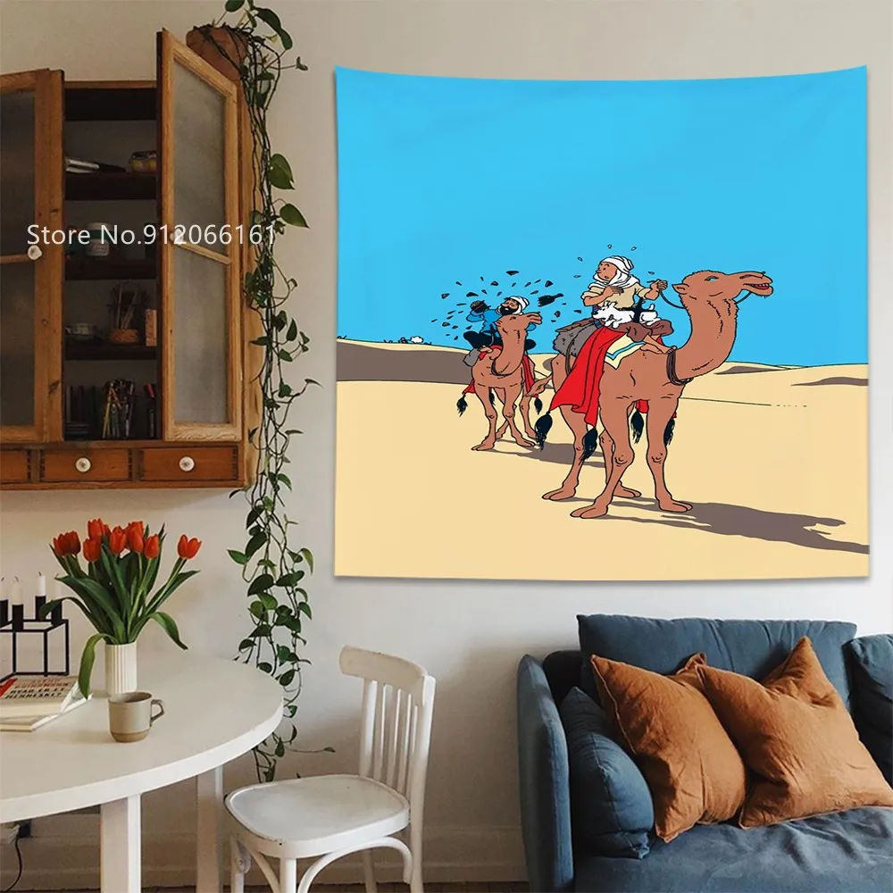 The Adventure Of TinTin Tapestry Cartoon Anime Wall Hanging For Bedroom Tapisserie Murale For Living Room Decor Tapiz Pared
The Adventure Of TinTin Tapestry Cartoon Anime Wall Hanging For Bedroom Tapisserie Murale For Living Room Decor Tapiz Pared