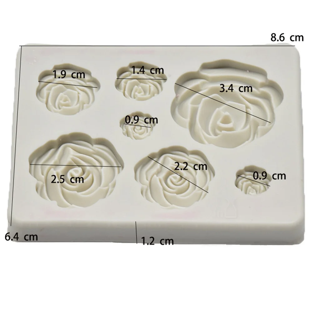 2pcs Seven-Hole Rose Flowers Silicone Mold Cake Chocolate DIY Mold Wedding Cake Decorating Tool Accessories
2pcs Seven-Hole Rose Flowers Silicone Mold Cake Chocolate DIY Mold Wedding Cake Decorating Tool Accessories