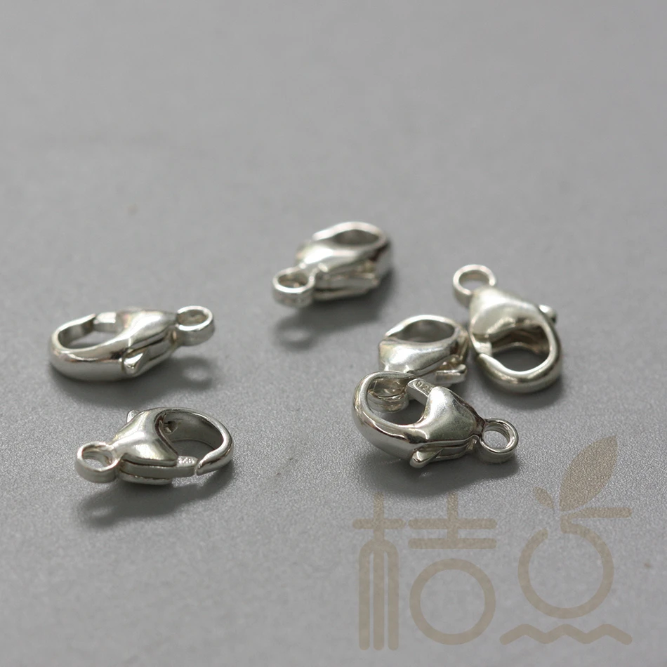 2 Pieces Solid Sterling Silver Clasp - Ending (SS001)
