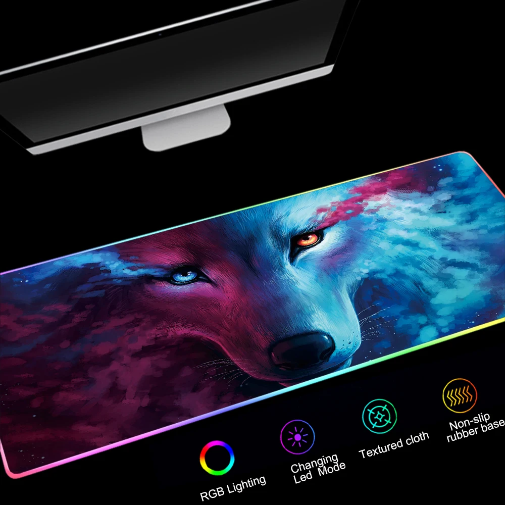Animal 80x30cm RGB Mouse Pad XXL Large Light LED Gaming Keyboard Non-Slip Rubber Base Computer Carpet Desk Mat PC Game Mousepad
Animal 80x30cm RGB Mouse Pad XXL Large Light LED Gaming Keyboard Non-Slip Rubber Base Computer Carpet Desk Mat PC Game Mousepad