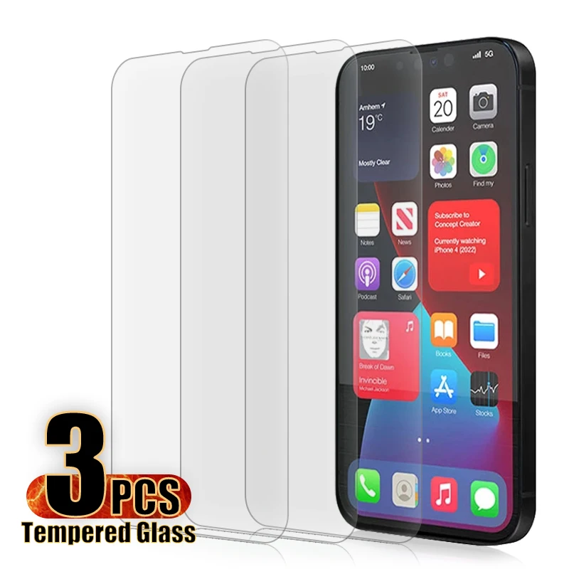 3 Pcs Tempered Glass film for iPhone 13 Pro Screen Protector for iPhone 4 5 6s 7 8 Plus SE XR XS 11 12 Pro Max glass protector
3 Pcs Tempered Glass film for iPhone 13 Pro Screen Protector for iPhone 4 5 6s 7 8 Plus SE XR XS 11 12 Pro Max glass protector