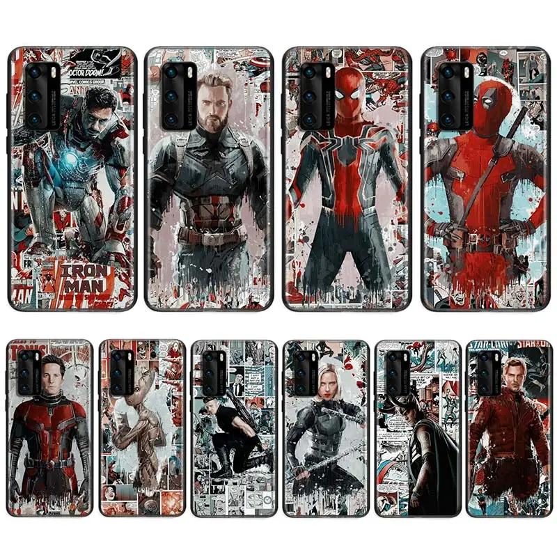 Marvel Avengers superhero For Huawei Nova 5i P Smart 2021 2020 Z S Plus Mate 40 RS 30 20 10 Pro Lite 2019 2018 Phone Case
Marvel Avengers superhero For Huawei Nova 5i P Smart 2021 2020 Z S Plus Mate 40 RS 30 20 10 Pro Lite 2019 2018 Phone Case