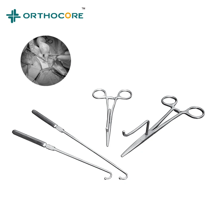 Canine and Feline Spay Surgical instruments for animal sterilization Spay Forceps With Hook
Canine and Feline Spay Surgical instruments for animal sterilization Spay Forceps With Hook