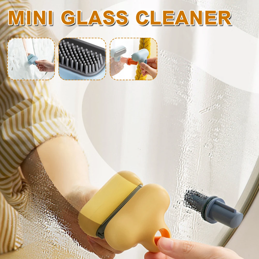 2 in 1 Glass Wiper Mini Reusable Window Mirror Cleaner Cleaning Brush Squeegee Scraper Household Bathroom Cleaning Tool Shipping
2 in 1 Glass Wiper Mini Reusable Window Mirror Cleaner Cleaning Brush Squeegee Scraper Household Bathroom Cleaning Tool Shipping