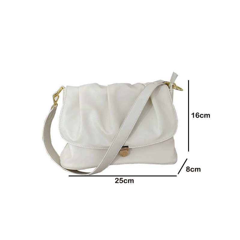 2020 New Pleated Shoulder Bag for Women Large Capacity Fold Soft Small Square Messenger Bag PU Leather Solid Color Crossbody Bag
2020 New Pleated Shoulder Bag for Women Large Capacity Fold Soft Small Square Messenger Bag PU Leather Solid Color Crossbody Bag