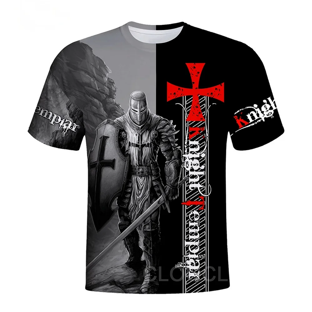 3D Printed T-shirt Men's Street Casual Harajuku Short-sleeved Shirt CLOOCL-Knights Templar Unisex Round Neck Top 2021 Summer
3D Printed T-shirt Men's Street Casual Harajuku Short-sleeved Shirt CLOOCL-Knights Templar Unisex Round Neck Top 2021 Summer