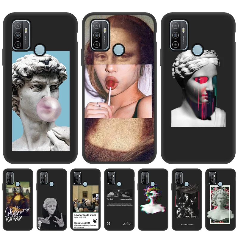 Art David Phone Case For OPPO A53 A5 A9 A31 2020 A52 A72 A92 A1K Black Art Oil Paintings Fundas OPPO A53 A 53 Soft TPU Cover
Art David Phone Case For OPPO A53 A5 A9 A31 2020 A52 A72 A92 A1K Black Art Oil Paintings Fundas OPPO A53 A 53 Soft TPU Cover