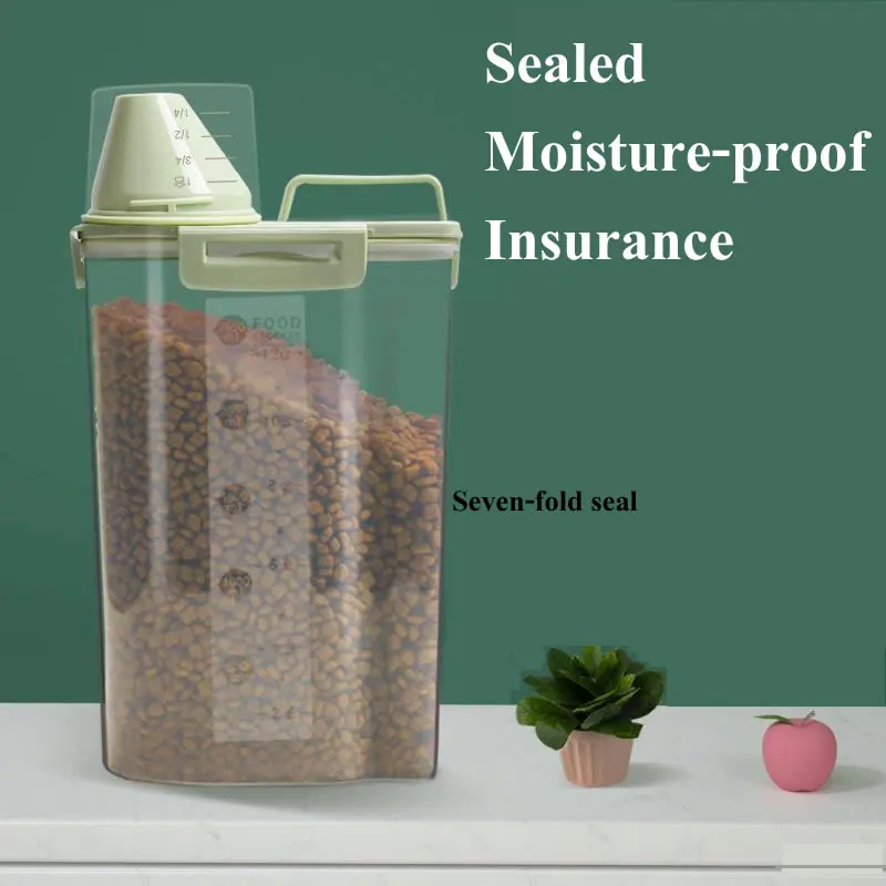 Pet Cat Dog Food Storage Bucket Dispenser Large Capacity Tank Moisture Proof Anti Oxidation Pet Feeder barrel Sealed Container
Pet Cat Dog Food Storage Bucket Dispenser Large Capacity Tank Moisture Proof Anti Oxidation Pet Feeder barrel Sealed Container