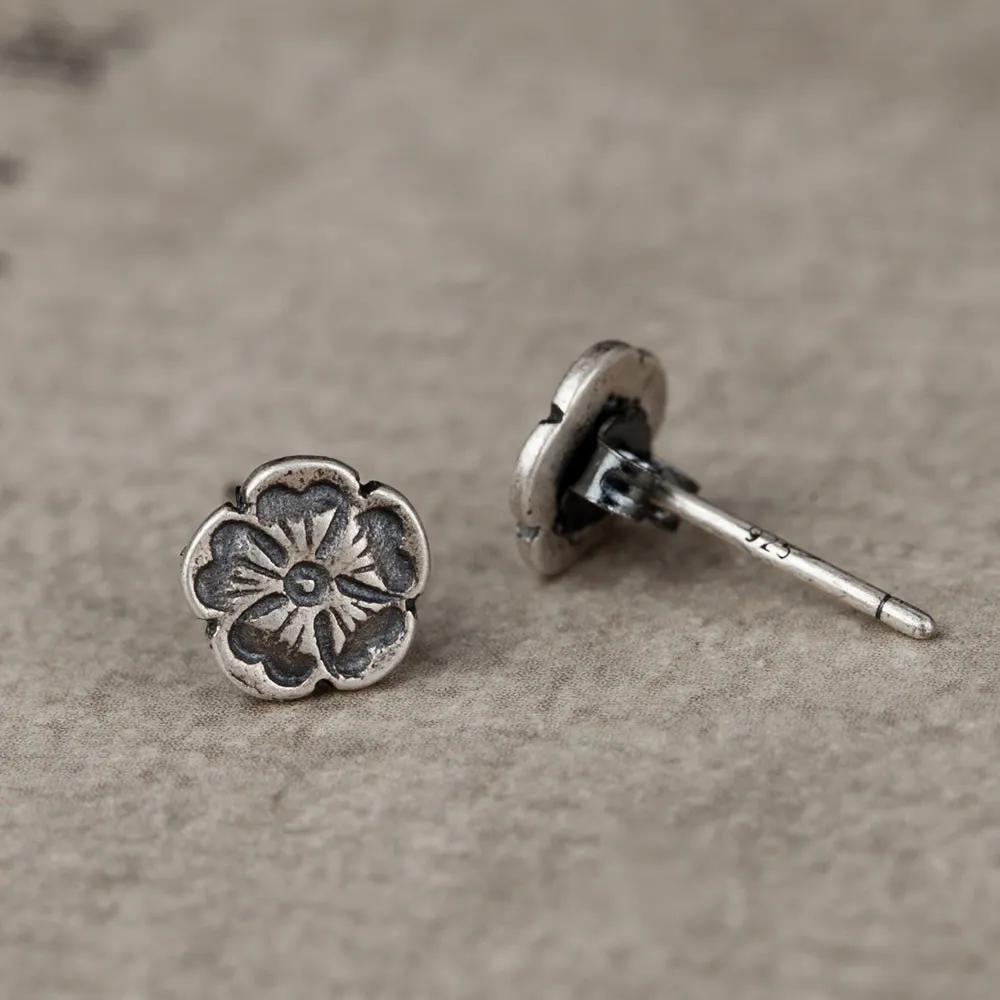 Zavorohin Retro Real 100% 925 Sterling Silver Rose Flower Shape Stud Earrings Women Vintage Jewelry Gift
Zavorohin Retro Real 100% 925 Sterling Silver Rose Flower Shape Stud Earrings Women Vintage Jewelry Gift