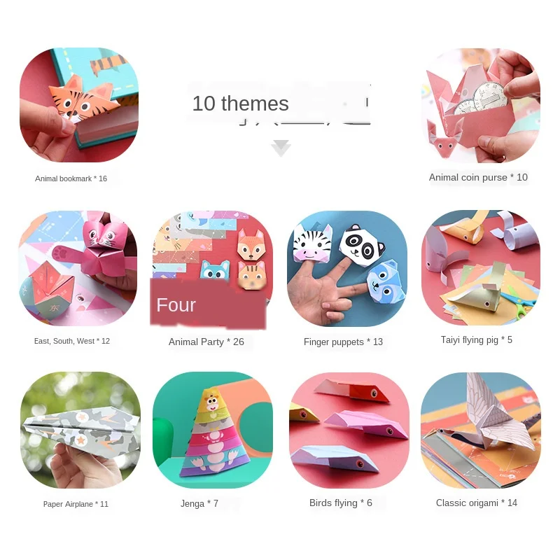 Children's interesting DIY color paper kindergarten creative manual three-dimensional parent-child interaction toys
Children's interesting DIY color paper kindergarten creative manual three-dimensional parent-child interaction toys