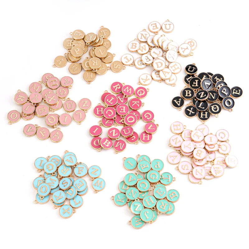 Ckysee 10pcs/lot 12*14mm Alphabet Letter Double Face Enamel Charms JewelryHandmade Pendants Jewelry Making Handmade DIY Bracelet
Ckysee 10pcs/lot 12*14mm Alphabet Letter Double Face Enamel Charms JewelryHandmade Pendants Jewelry Making Handmade DIY Bracelet