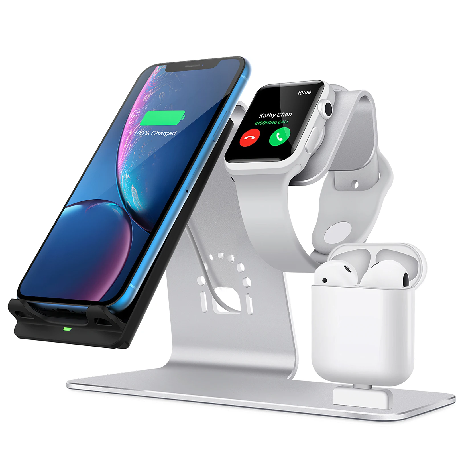 3 in 1 Wireless Charger Stand Charging Bracket Universal Mobile Phone Holder Desktop Folding Bracket Charging Base Adjustable
3 in 1 Wireless Charger Stand Charging Bracket Universal Mobile Phone Holder Desktop Folding Bracket Charging Base Adjustable