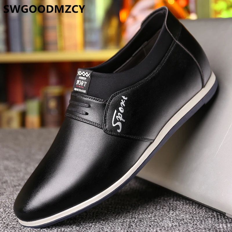 

Loafers Elevator Shoes For Men Leather Casual Shoes Men Luxury Men Shoes Fashion Chaussures Homme Cuir Sapato Social Masculino