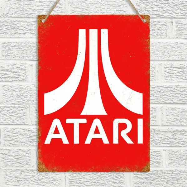 Atari Vintage Retro Style Metal Tin Sign Plaque Gaming 8bit Arcade Man Cave Bar Metal Tin Sign Wall Art Decor Poster
Atari Vintage Retro Style Metal Tin Sign Plaque Gaming 8bit Arcade Man Cave Bar Metal Tin Sign Wall Art Decor Poster
