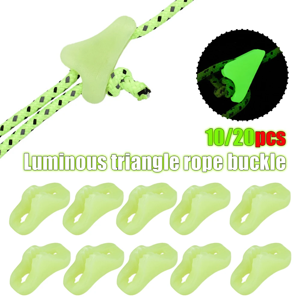 Plastic Tent Rope 10/20pcs Buckle Triangle Rope Buckle Fluorescent Luminous Canopy Awning Buckle for Outdoor Camping Hiking
Plastic Tent Rope 10/20pcs Buckle Triangle Rope Buckle Fluorescent Luminous Canopy Awning Buckle for Outdoor Camping Hiking