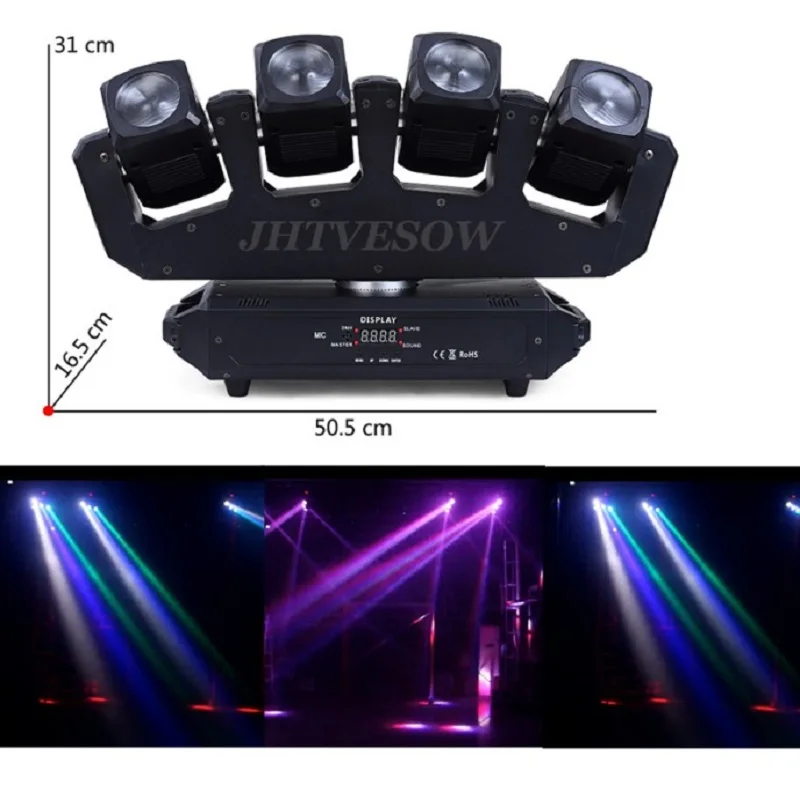 Движущаяся головка, лучевой свет, 4 х10 Вт, RGBW, 4 в 1, DJ, сцсветильник освещение, движущаяся головка, DMX светильник для KTV, клуба, бара, свадебное ук... 
Движущаяся головка, лучевой свет, 4 х10 Вт, RGBW, 4 в 1, DJ, сцсветильник освещение, движущаяся головка, DMX светильник для KTV, клуба, бара, свадебное ук...