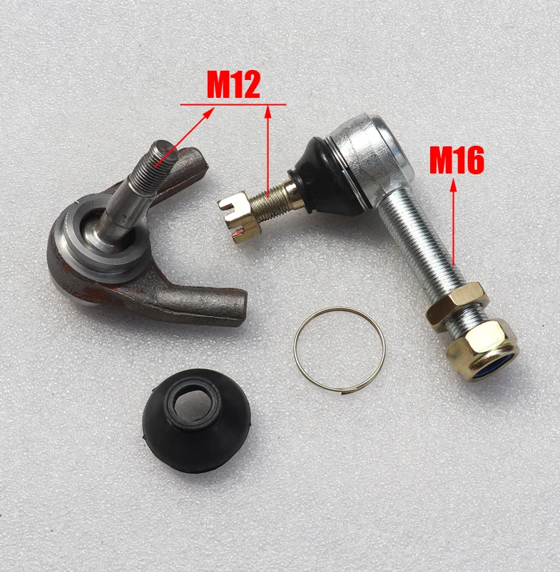 M16XM12mm Adjustable Ball joint and Swing Arm Ball joint Kits Thread Steering Tie Rod End Kit Fit For Chinese ATV UTV Go Kart
M16XM12mm Adjustable Ball joint and Swing Arm Ball joint Kits Thread Steering Tie Rod End Kit Fit For Chinese ATV UTV Go Kart