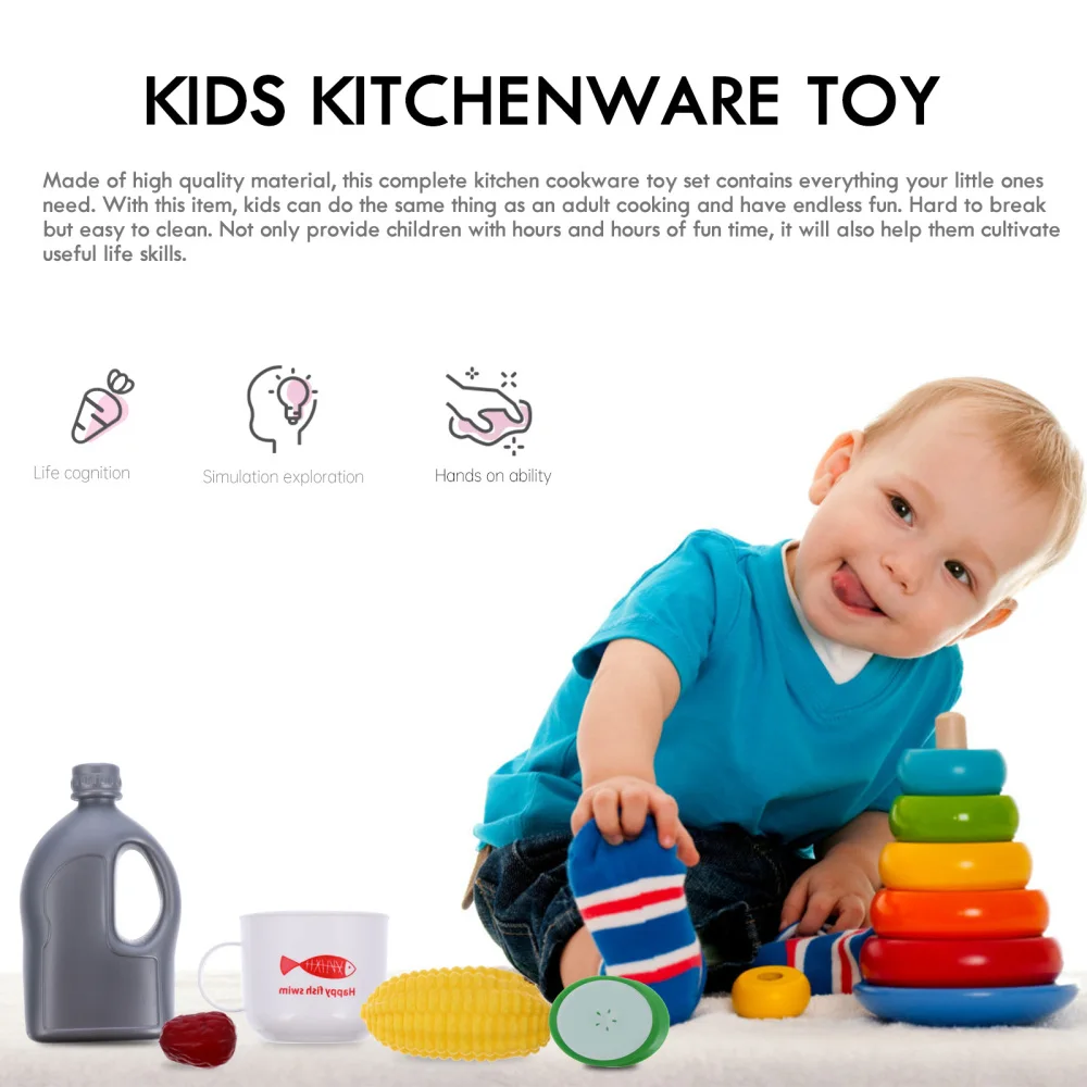 1 Set/23pcs Simulation Kitchen Funny Children Cooking Model Model
1 Set/23pcs Simulation Kitchen Funny Children Cooking Model Model