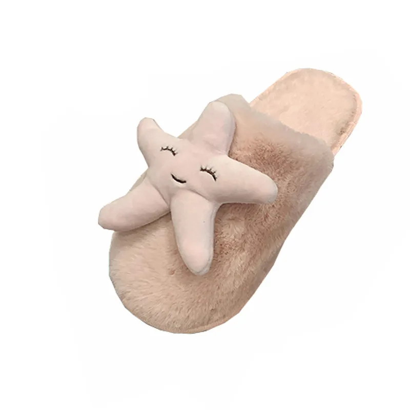 Hairy slippers female autumn and winter home cotton slippers plush home Korean cute indoor non-slip slippers women
Hairy slippers female autumn and winter home cotton slippers plush home Korean cute indoor non-slip slippers women