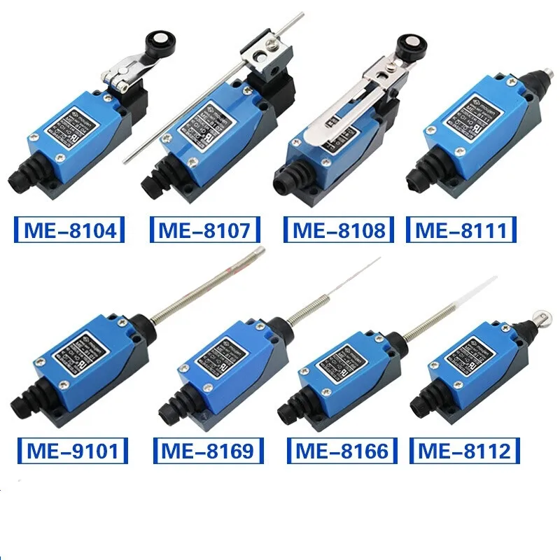 ME-8111 ME-8122 ME-8167 ME-8108 ME-8107 ME-8104 ME-8169 ME-9109 ME-8168 ME-8166 Standard Pin Plunger Momentary Limit Switch
ME-8111 ME-8122 ME-8167 ME-8108 ME-8107 ME-8104 ME-8169 ME-9109 ME-8168 ME-8166 Standard Pin Plunger Momentary Limit Switch