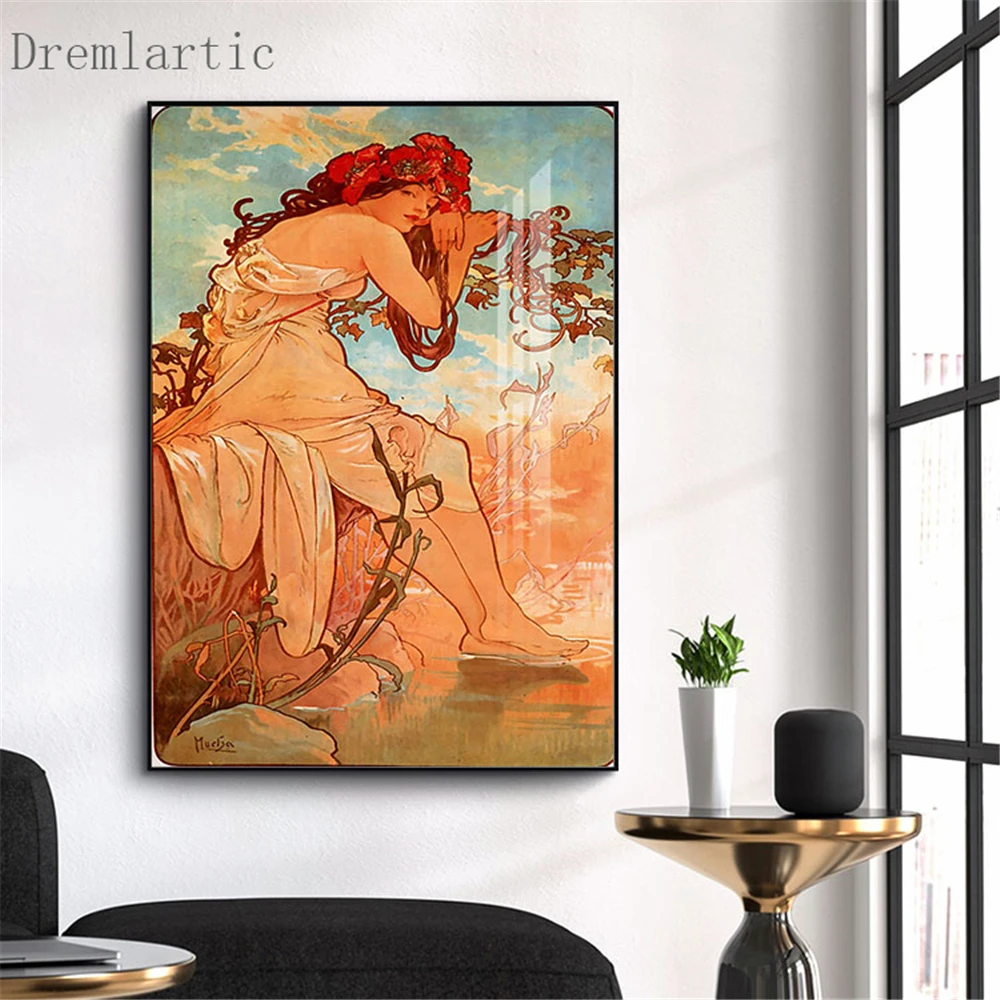 Mucha Bouquet@e Canvas Poster Silk Fabric Modern Style Prints Party House Decor Room#21-0113-12
Mucha Bouquet@e Canvas Poster Silk Fabric Modern Style Prints Party House Decor Room#21-0113-12