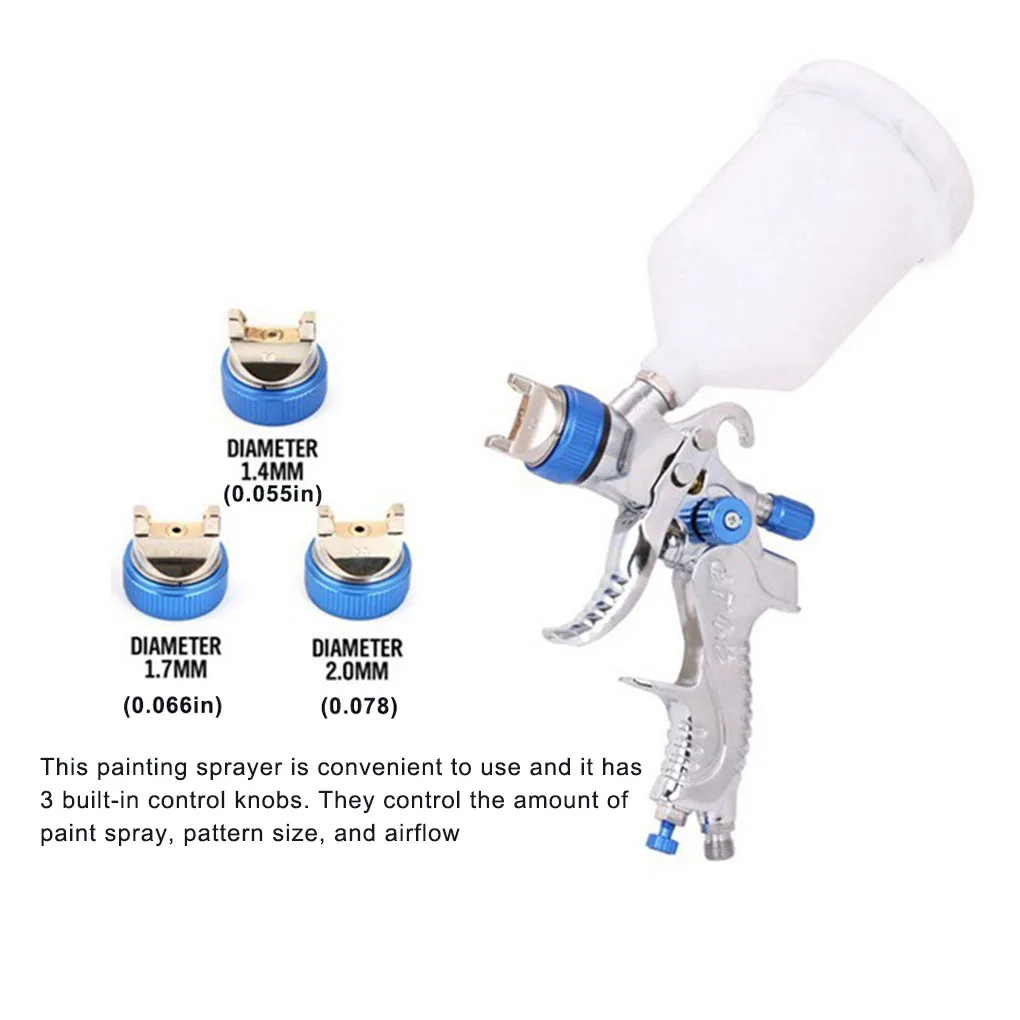 Paint Sprayer Professional Spray Gun 1.4 / 2.0mm 0.35Mpa High Atomization Spray Gun Auto Spray Car Tool Spray Gun Hot Sale
Paint Sprayer Professional Spray Gun 1.4 / 2.0mm 0.35Mpa High Atomization Spray Gun Auto Spray Car Tool Spray Gun Hot Sale