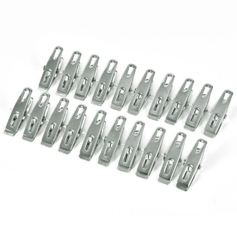 40pcs Practical Stainless Steel Clothes Pegs Clips Socks Clips Pins Clamps Paper Craft Decoration Clips Pegs Mini Size
40pcs Practical Stainless Steel Clothes Pegs Clips Socks Clips Pins Clamps Paper Craft Decoration Clips Pegs Mini Size
