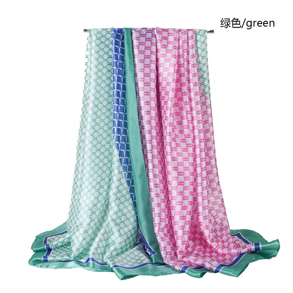 90X180cm Imitation Silk Polyester Triangle Geometric Stitching Long Ethnic Bohemian Thin Shawl Scarf Muslim Hijab for Women
90X180cm Imitation Silk Polyester Triangle Geometric Stitching Long Ethnic Bohemian Thin Shawl Scarf Muslim Hijab for Women