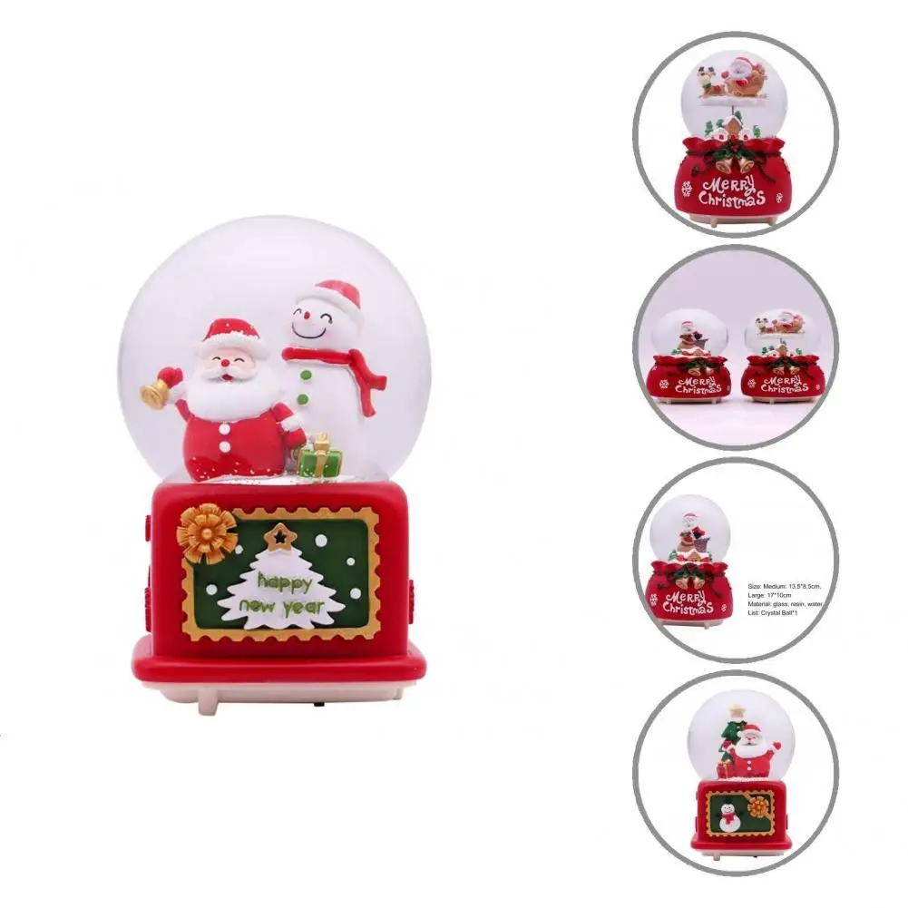 Fine Workmanship Miniature Resin Santa Claus Christmas Tree Snow Globe Children Gift
Fine Workmanship Miniature Resin Santa Claus Christmas Tree Snow Globe Children Gift