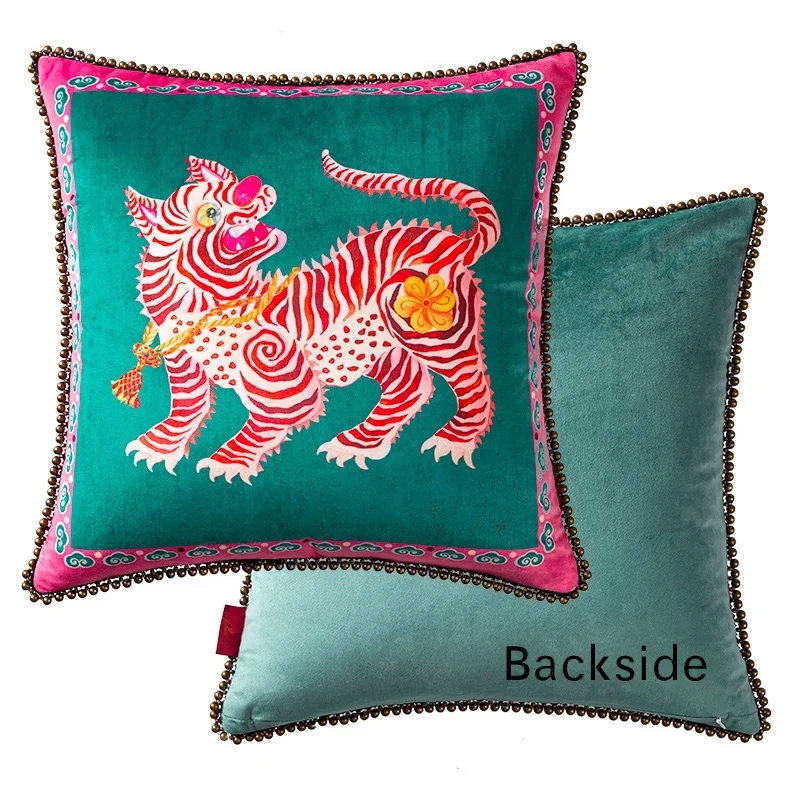 2022 Lucky Tiger Velvet Chair Cushion Cover Decorative Pillow Case Chinese Retro Style Art Home Warm Shiny Home Sofa Bedding
2022 Lucky Tiger Velvet Chair Cushion Cover Decorative Pillow Case Chinese Retro Style Art Home Warm Shiny Home Sofa Bedding