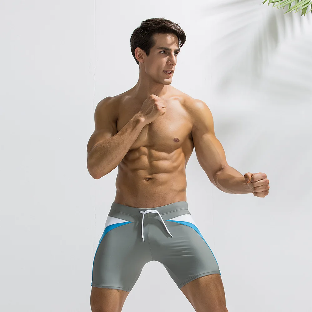 Diving Sexy Gay Men's Swimming Shorts Swimwear Men Stitching Color Fitting Swimming Trunks Fashion Beach Surfing Sale 2020 Sport
Diving Sexy Gay Men's Swimming Shorts Swimwear Men Stitching Color Fitting Swimming Trunks Fashion Beach Surfing Sale 2020 Sport