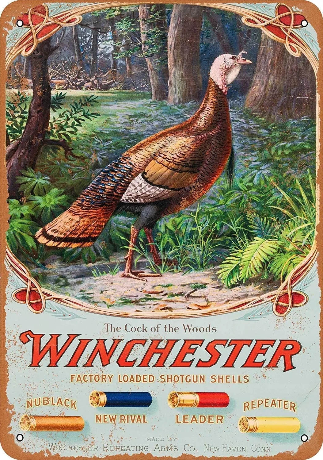 Bidesign 12 x 16 Tin Sign - Vintage Look Metal Sign 1905 Winchester Shotgun Shells
Bidesign 12 x 16 Tin Sign - Vintage Look Metal Sign 1905 Winchester Shotgun Shells