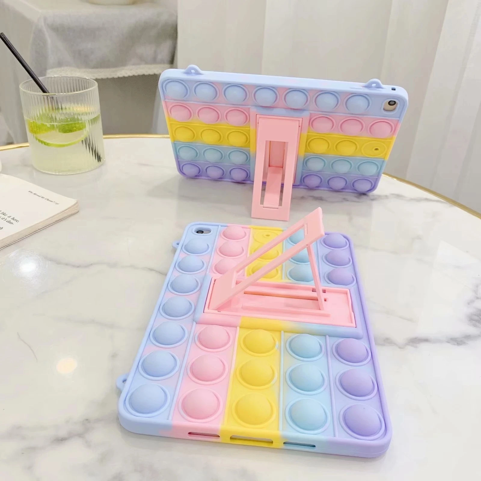Hot Push Bubble Fidget Toy silicone tablet Case for IPad 10.2 Air 10.9 Mini 4 5 Pro 10.5 11 9.7 2017 2018 kids Pop it soft cover
Hot Push Bubble Fidget Toy silicone tablet Case for IPad 10.2 Air 10.9 Mini 4 5 Pro 10.5 11 9.7 2017 2018 kids Pop it soft cover