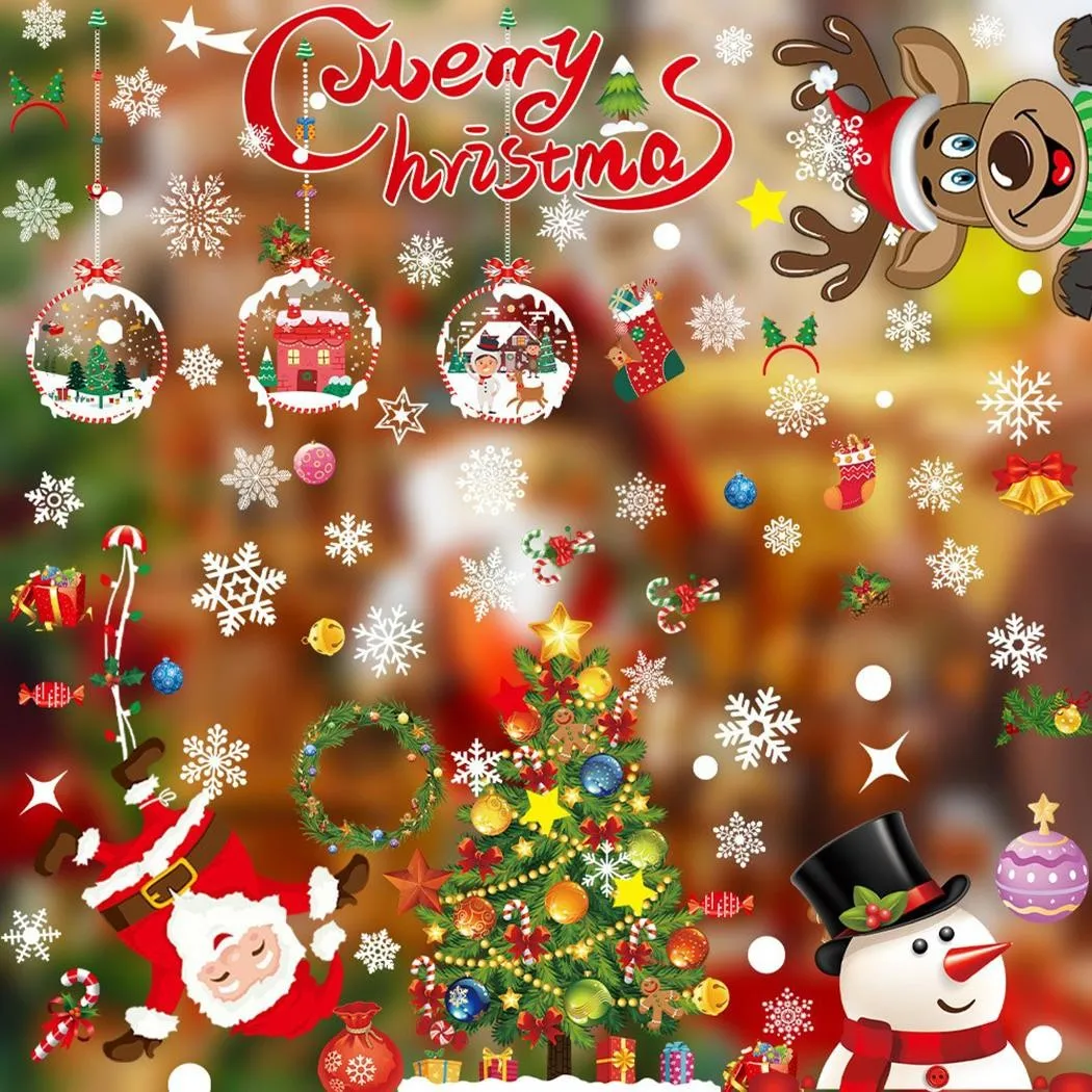 8pcs/set Merry Xmas Wall Windows Stickers Supermarket Glass Decal Christmas Shop Wall Decor Home Decorations
8pcs/set Merry Xmas Wall Windows Stickers Supermarket Glass Decal Christmas Shop Wall Decor Home Decorations