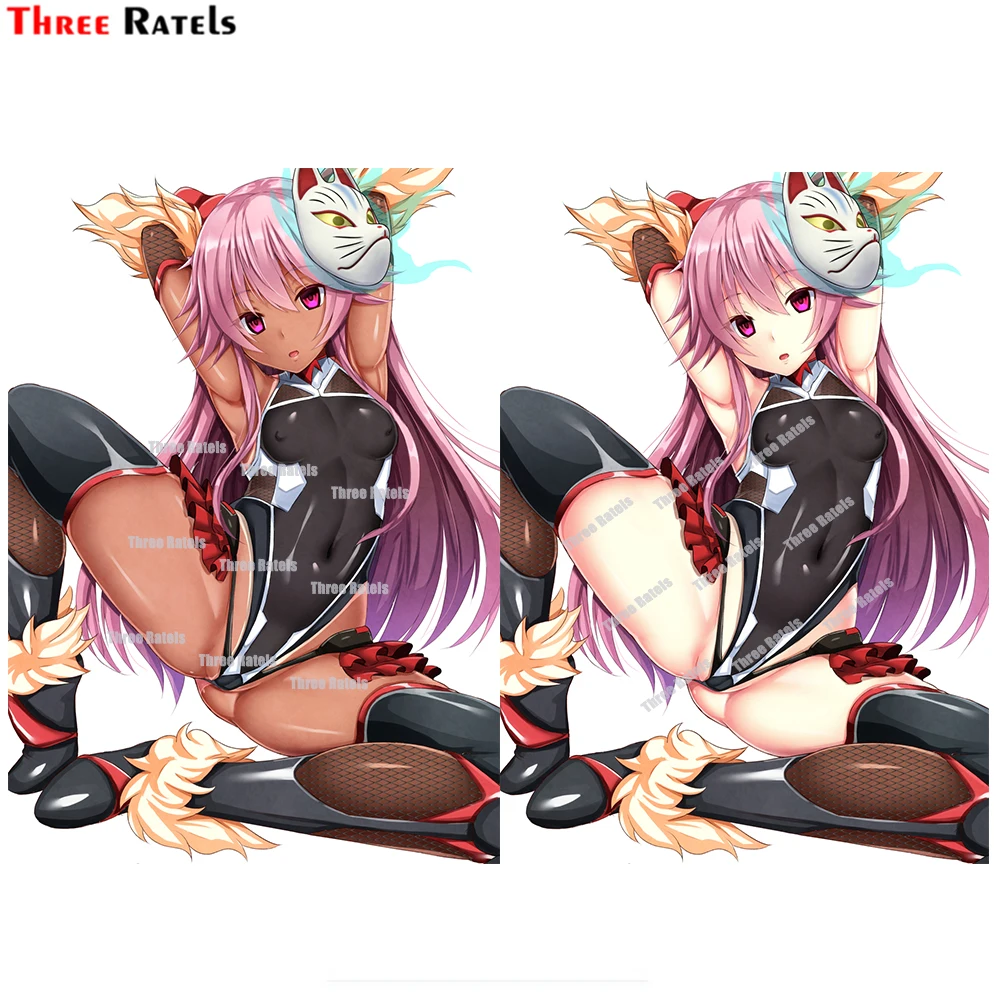 Автомобильная наклейка Three Ratels D877 Хата No Kokoro и Mizuki Yukikaze Touhou высококачественный
