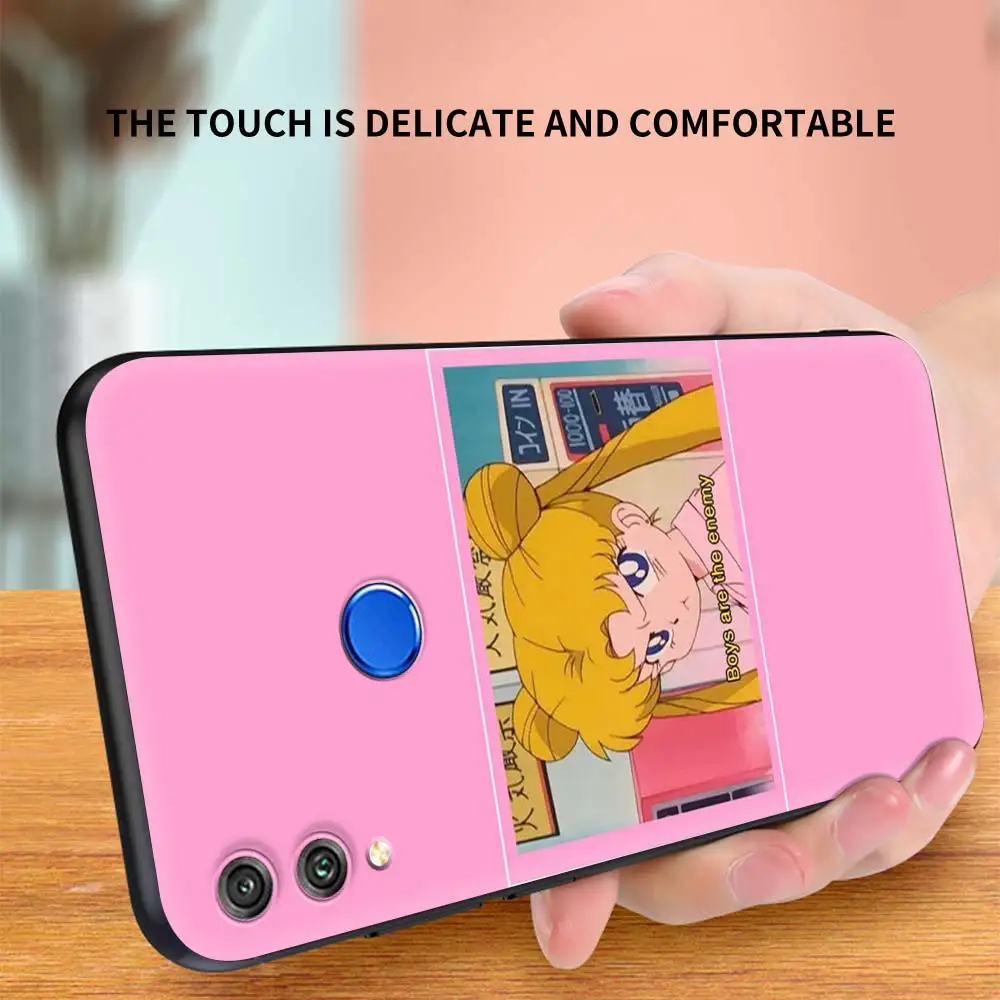 Anime Sailor Moon Luxury Soft Case for Honor 9X Pro 9S 8X 8S 10 20 Lite 30i Play 9A X10 20E 30S Black Silicon Phone Cover Shell
Anime Sailor Moon Luxury Soft Case for Honor 9X Pro 9S 8X 8S 10 20 Lite 30i Play 9A X10 20E 30S Black Silicon Phone Cover Shell