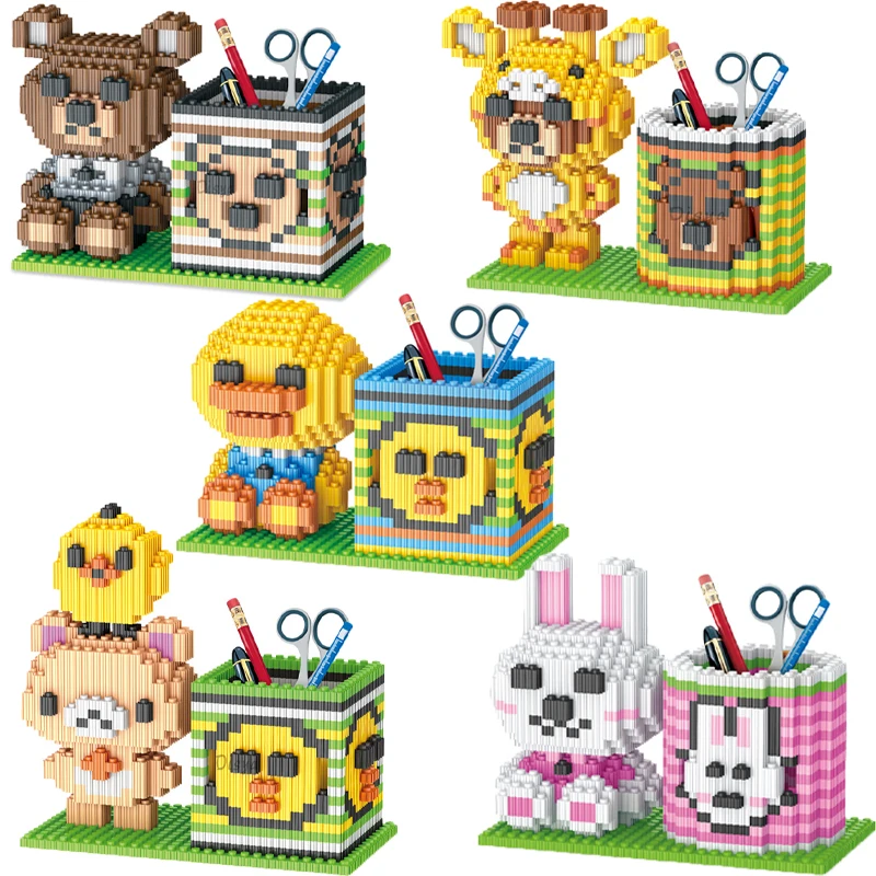 2021 new student pen holder model DIY miniature small particle building blocks home office decoration children's toy gift
2021 new student pen holder model DIY miniature small particle building blocks home office decoration children's toy gift