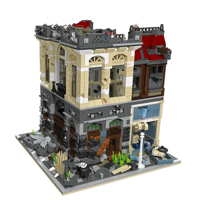 MOC-21266 DIY Clock Tower Square European Railway Station Building Blocks Bricks Creative Cities Street View Toy for Kids Gifts
MOC-21266 DIY Clock Tower Square European Railway Station Building Blocks Bricks Creative Cities Street View Toy for Kids Gifts