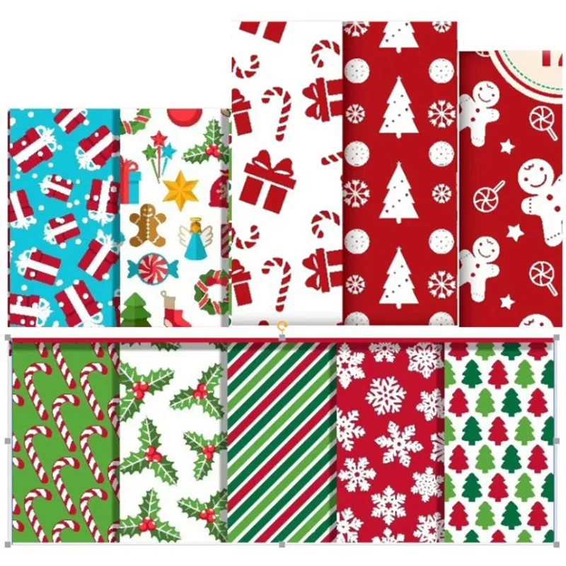 10PC 1 Set 50x50cm Christmas Series Mixed Cotton Cloth Suit Printed Fabrics For Patchwork DIY Cloth Sewing Handmade Material
10PC 1 Set 50x50cm Christmas Series Mixed Cotton Cloth Suit Printed Fabrics For Patchwork DIY Cloth Sewing Handmade Material
