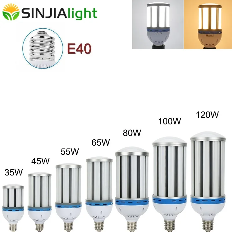 Светодиодная лампа E40 35 Вт/45 Вт/54 Вт/65 Вт/80 Вт/100 Вт/120 Вт SMD5730 уличное освещение