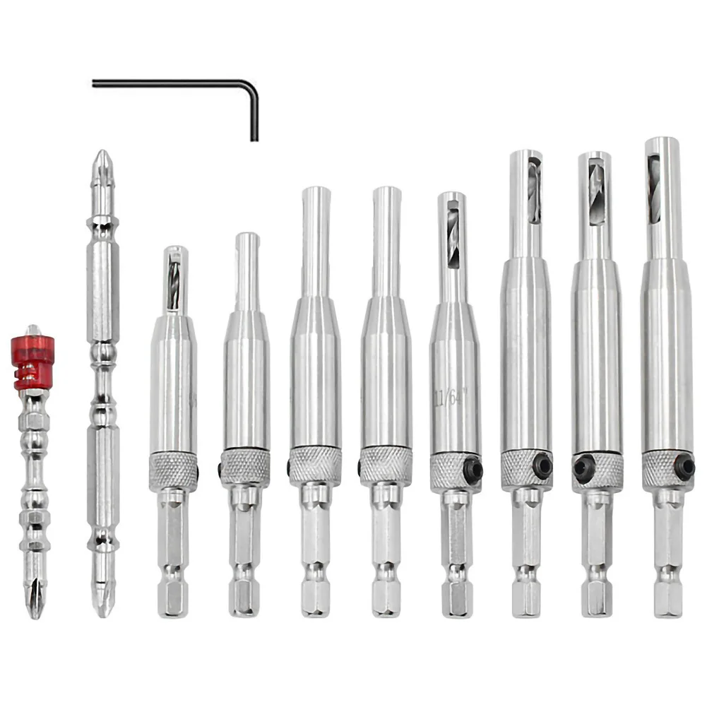 Набор корончатых Сверл из быстрорежущей стали, Самоцентрирующиеся направляющие для отверстий, инструменты для деревообработки, 10 шт.
Набор корончатых Сверл из быстрорежущей стали, Самоцентрирующиеся направляющие для отверстий, инструменты для деревообработки, 10 шт.