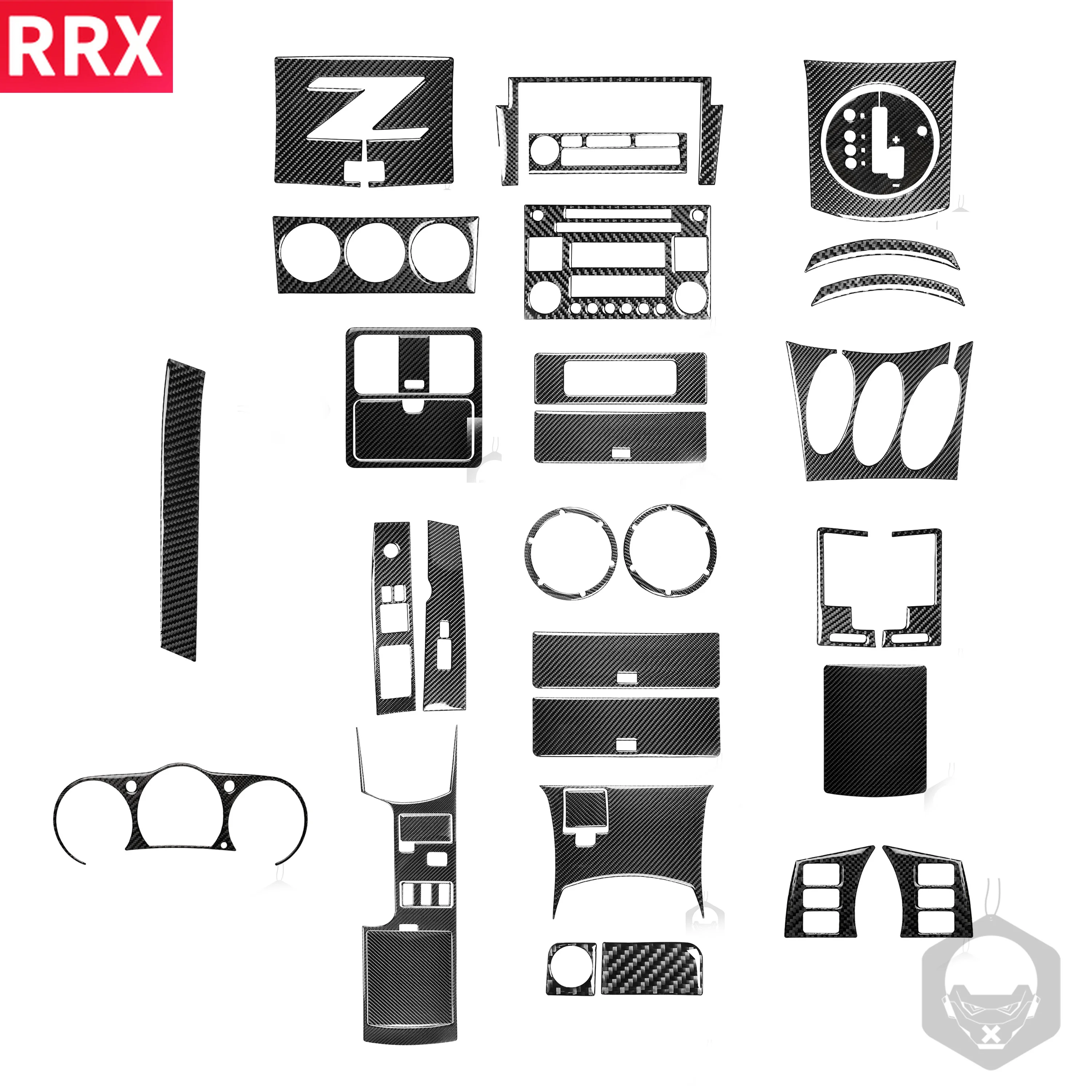 For Nissan 350Z Z33 2003-2009 Real Carbon Fiber Car Steering Wheel Center Console Gear Shift Panel Interiors Car Accessories
For Nissan 350Z Z33 2003-2009 Real Carbon Fiber Car Steering Wheel Center Console Gear Shift Panel Interiors Car Accessories