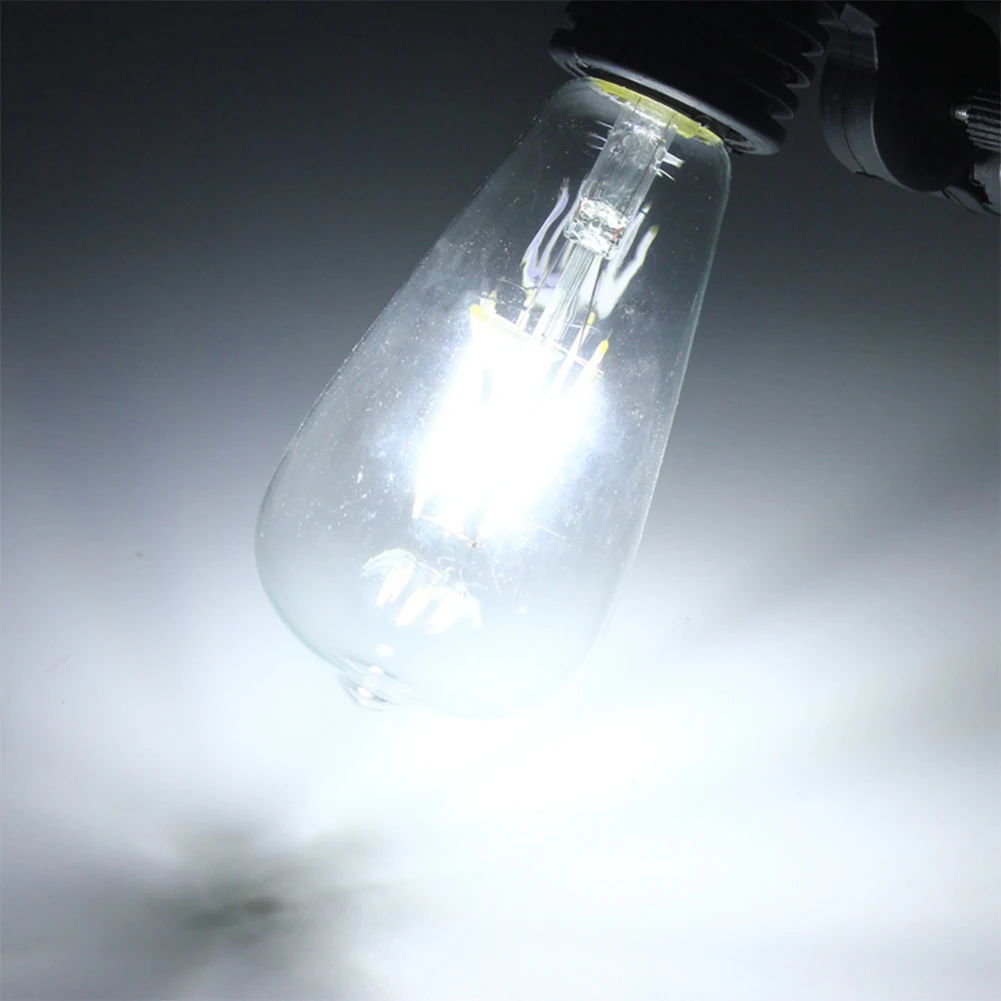 TSLEEN светодиодный ро Светодиодная лампа накаливания E27 4 Вт 8 12 16 тажная Эдисона ST64